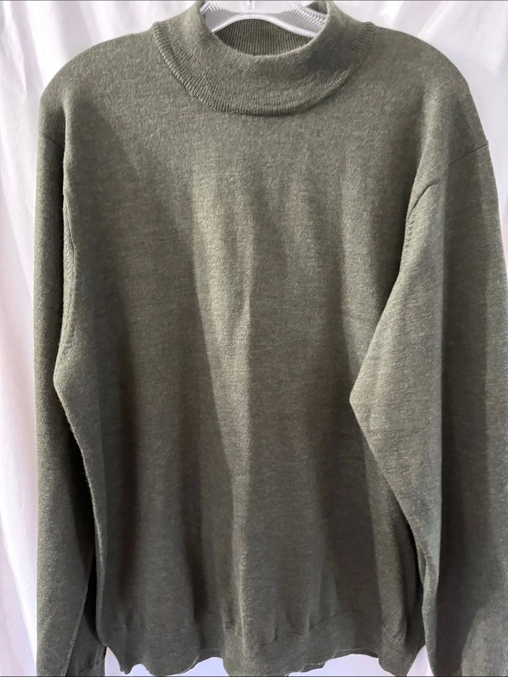 Mercer Street Studio Olive Green Turtleneck Sweater